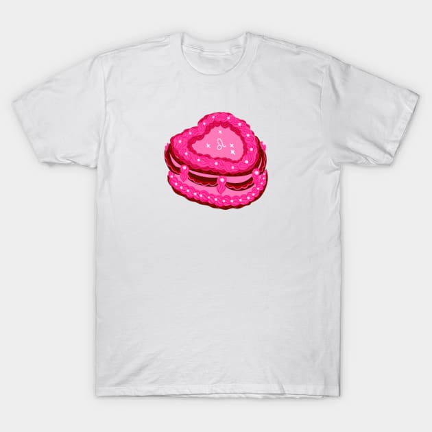 Leo cake T-Shirt by hgrasel